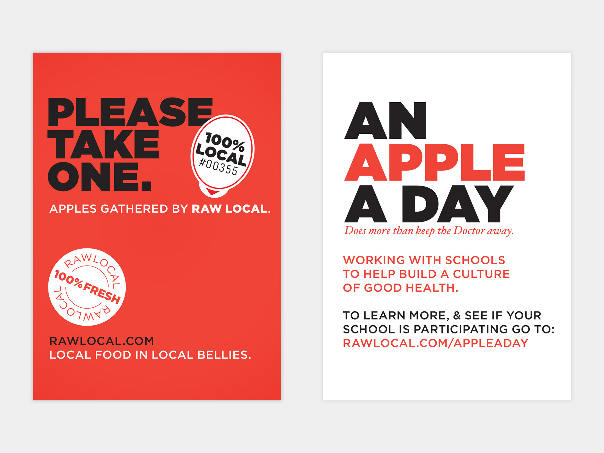An Apple A Day Signs