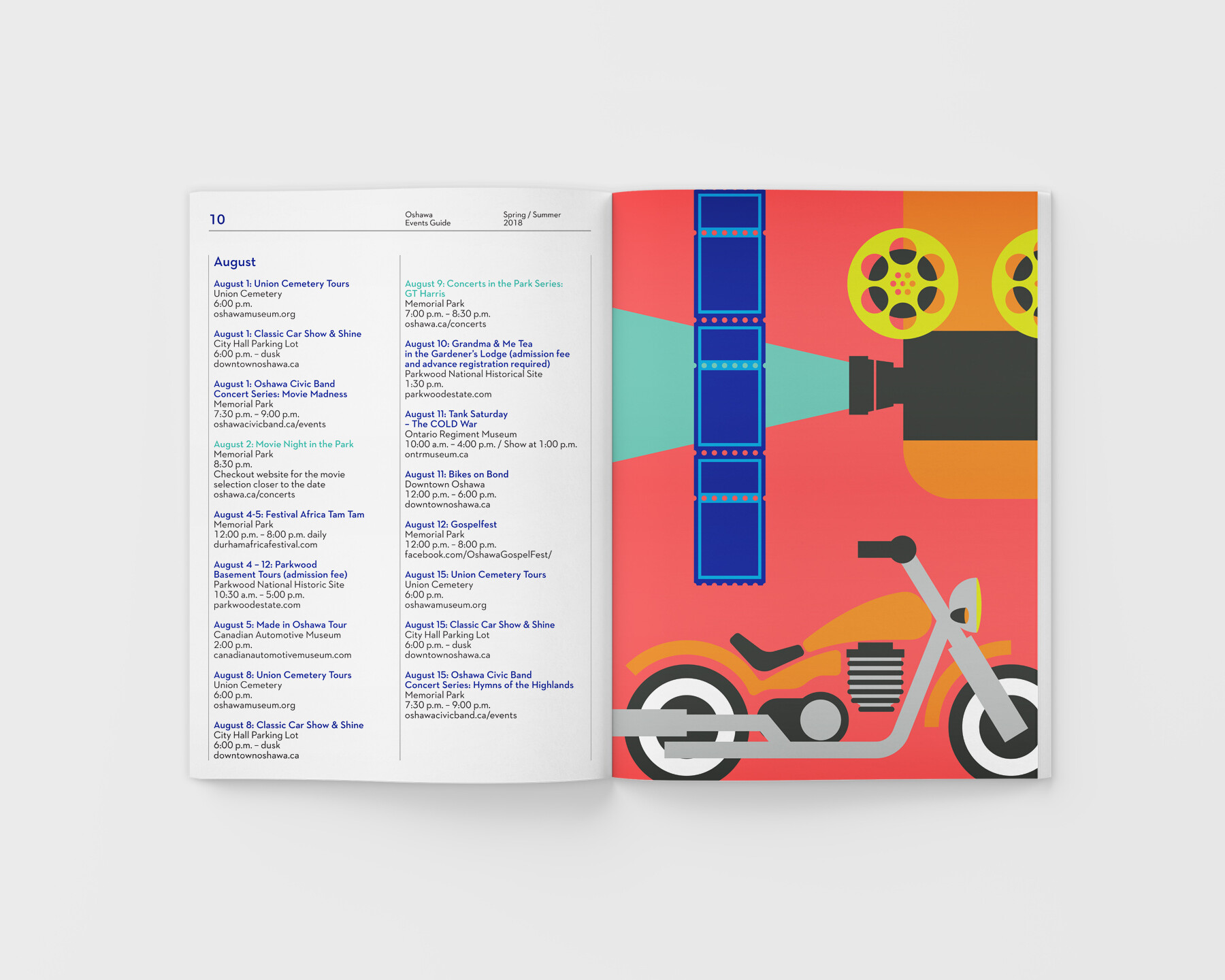 Oshawa Events Guide Spread