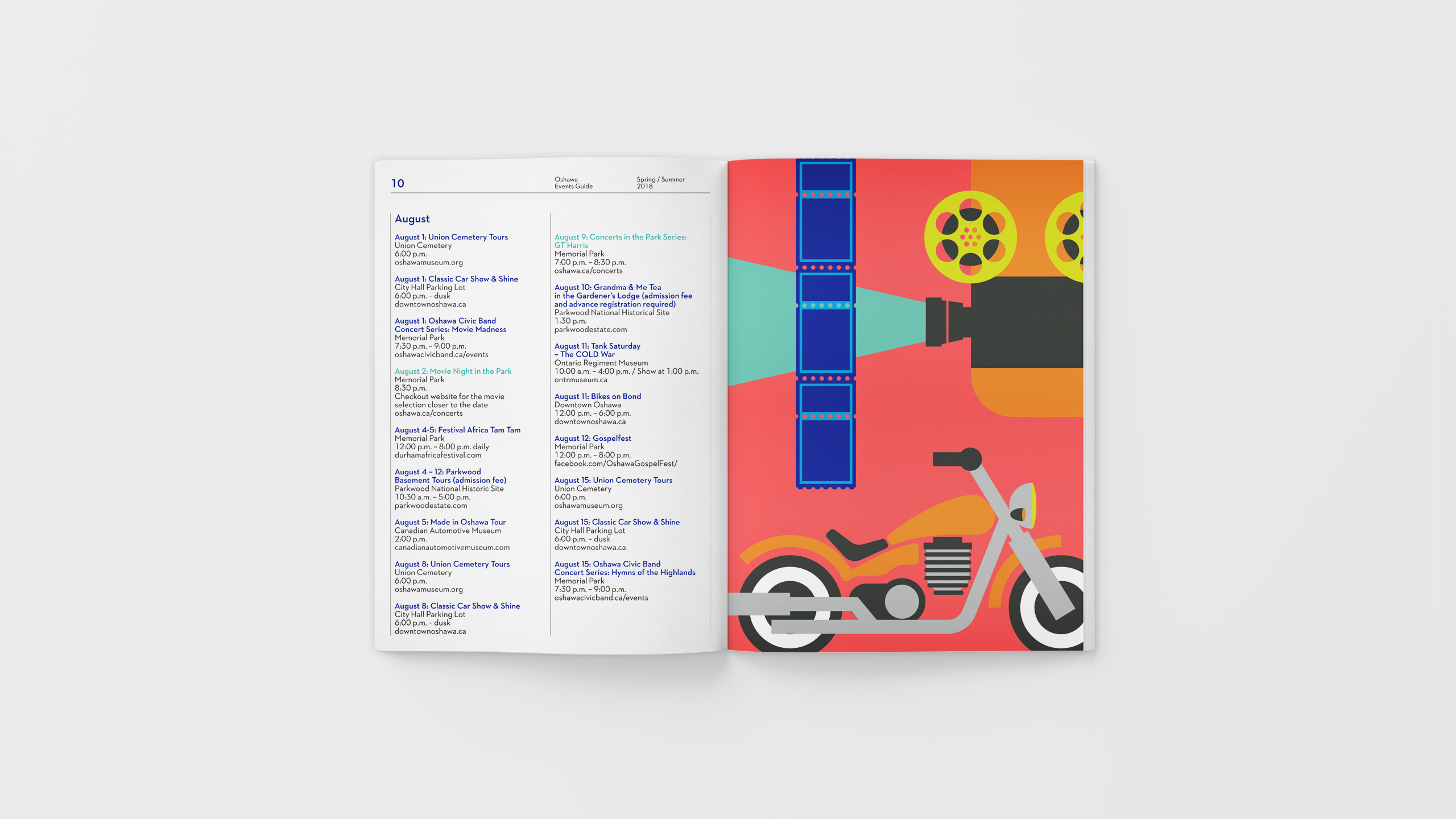 Oshawa Events Guide Spread