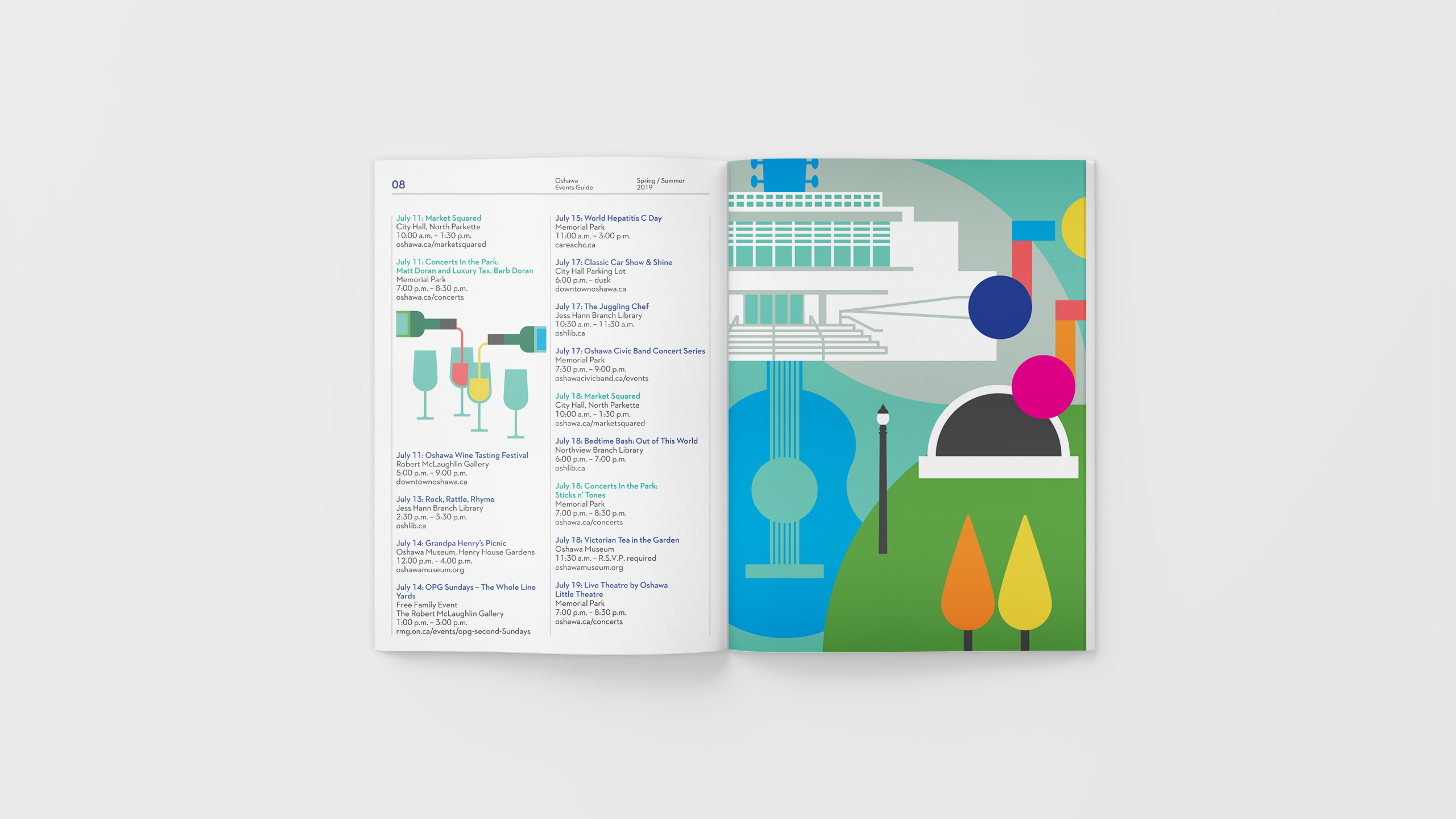 Oshawa Events Guide Spread