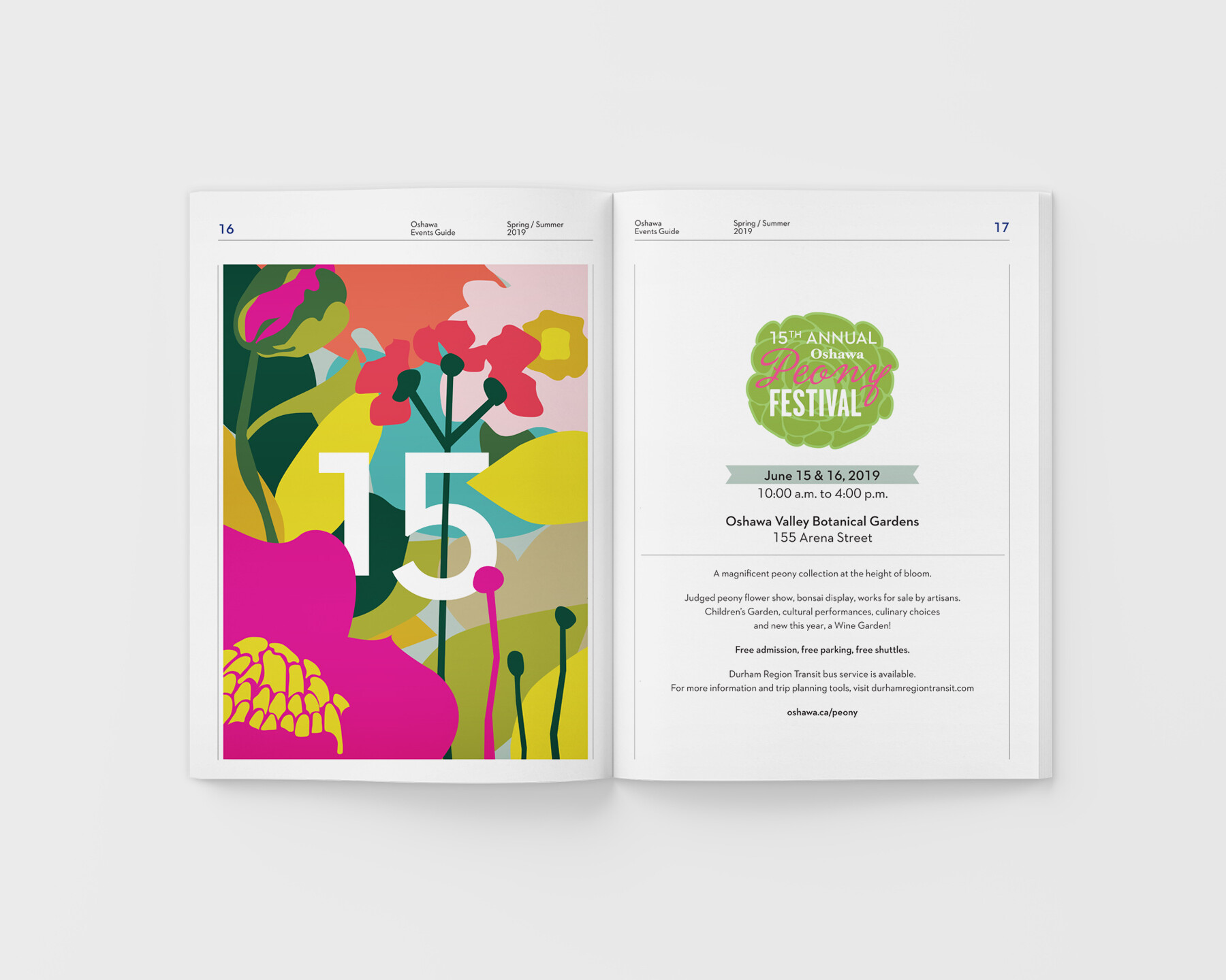 Oshawa Events Guide Spread