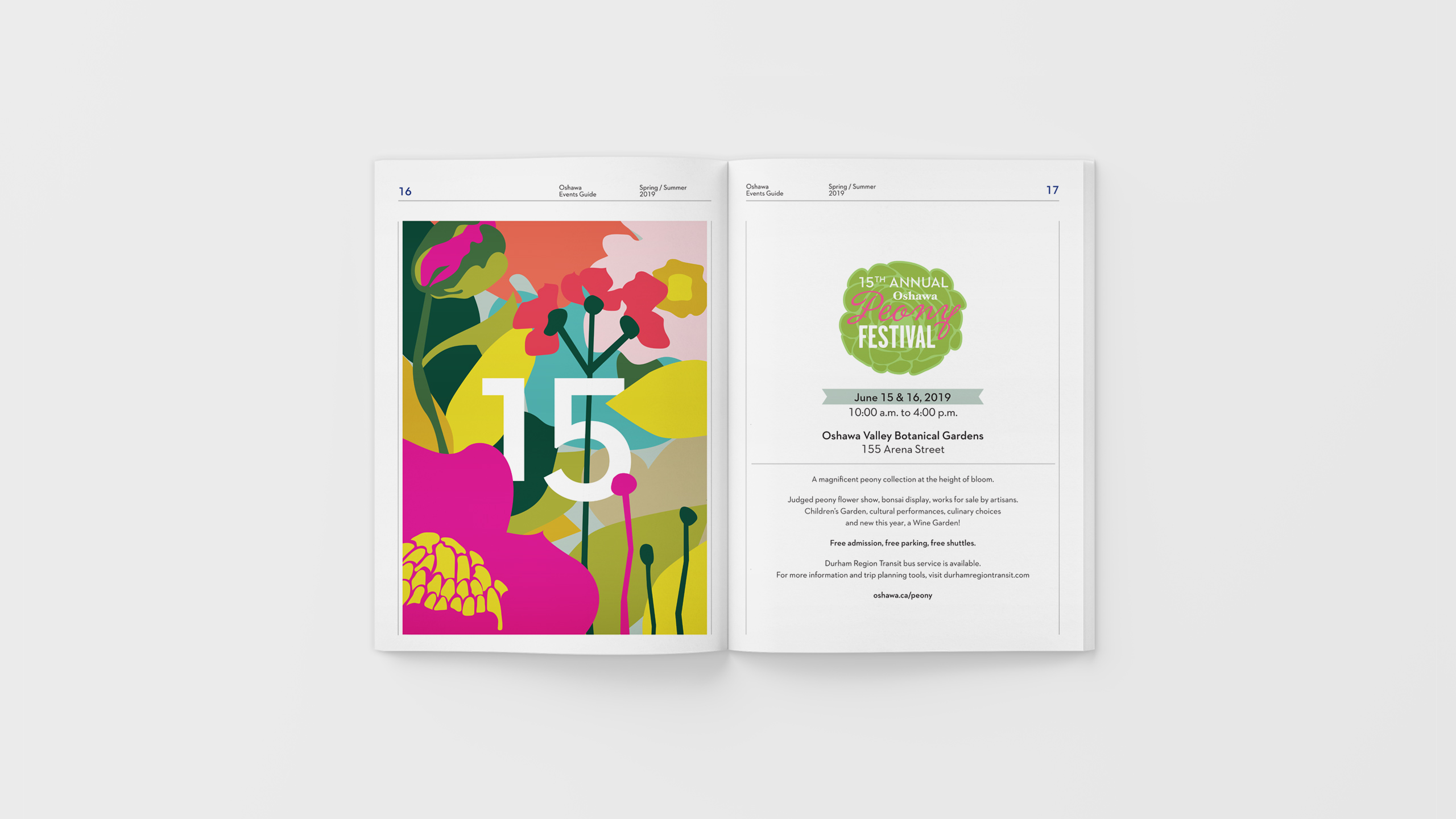 Oshawa Events Guide Spread