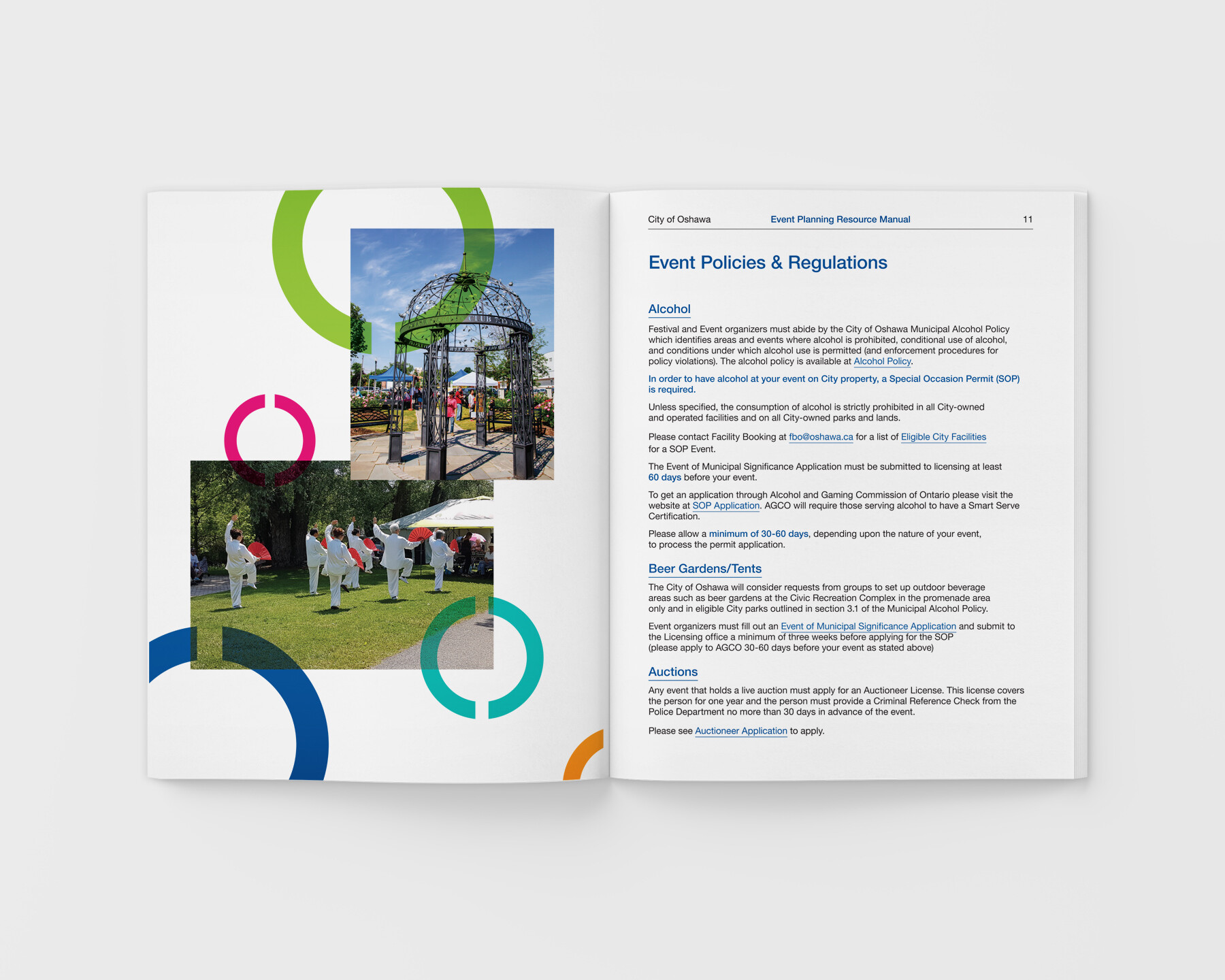 Oshawa Events Manual Spread