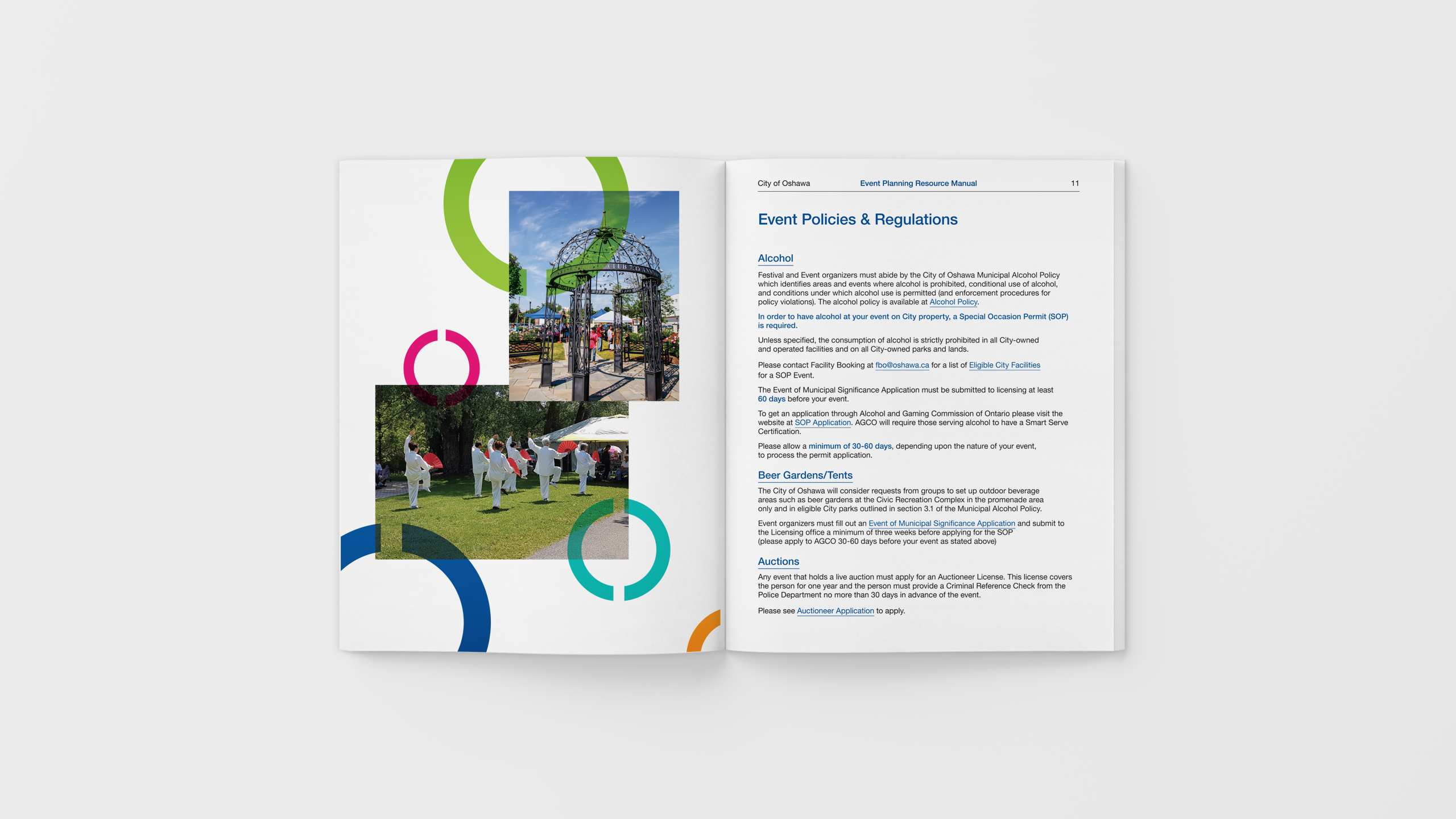 Oshawa Events Manual Spread
