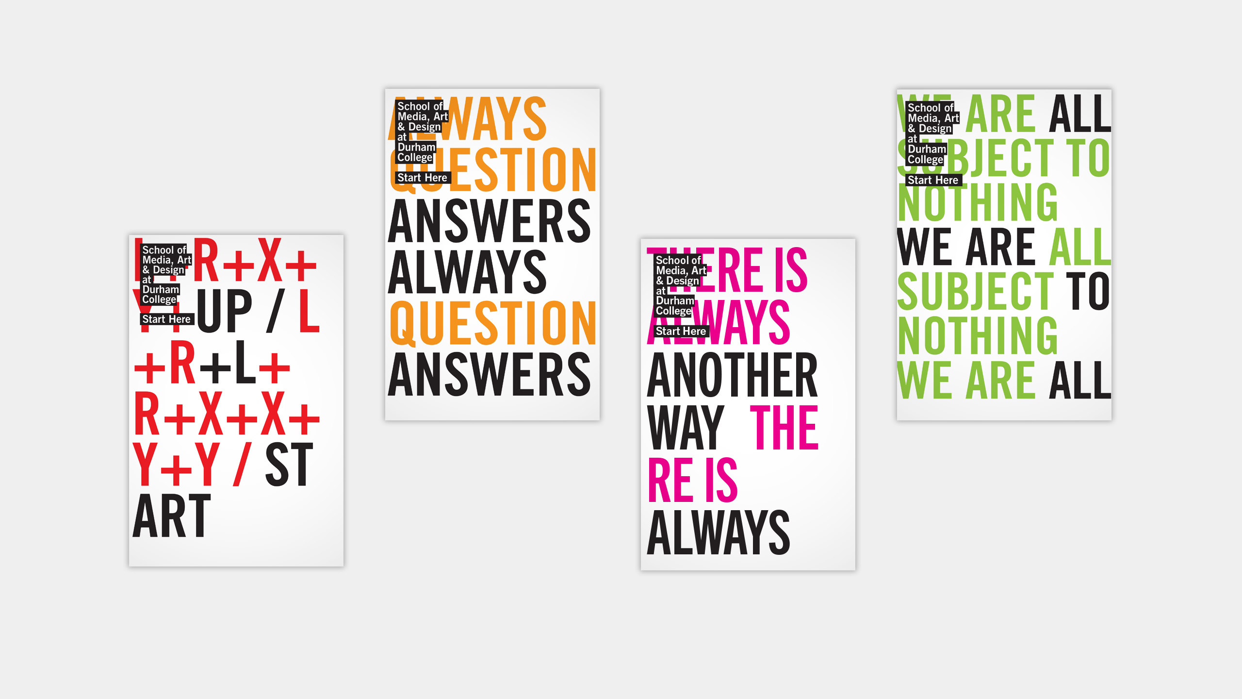 2008 Explore Design (ED) Show Posters