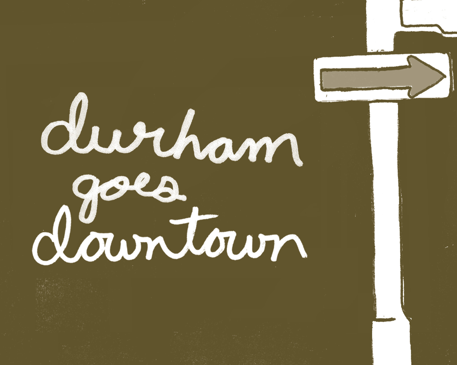Durham Goes Downtown Illustration