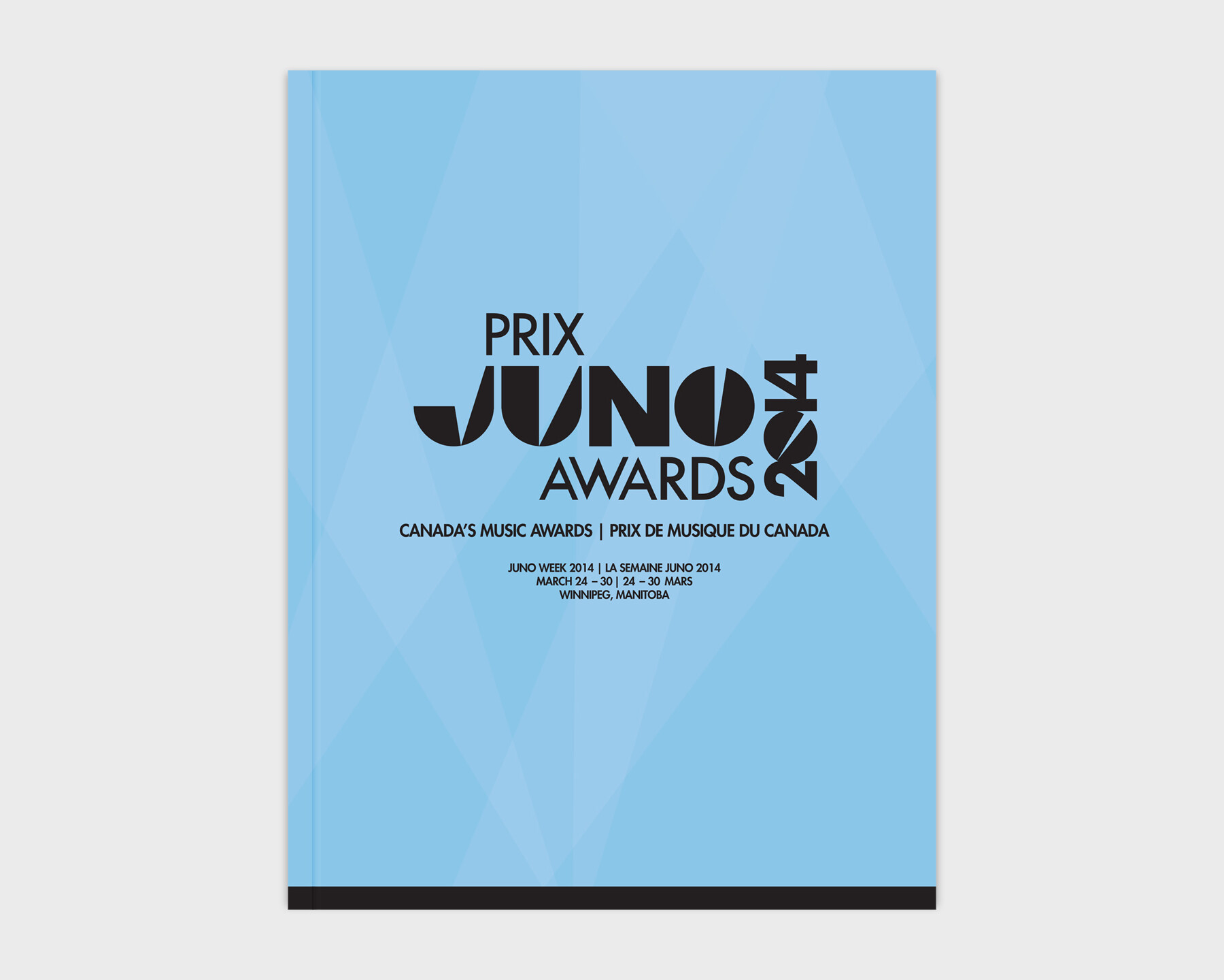 2014 JUNO Awards Souvenir Book Cover