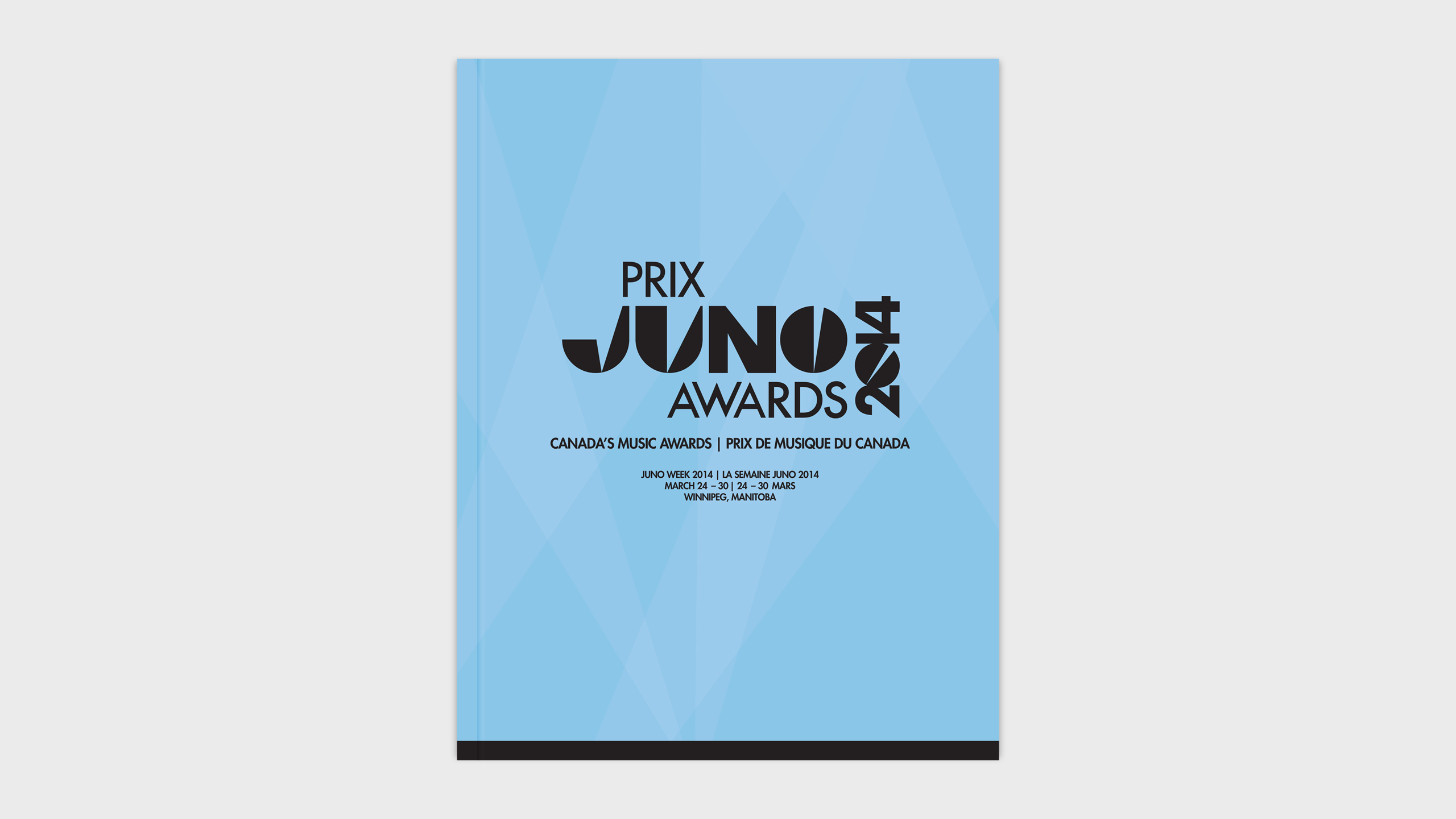 2014 JUNO Awards Souvenir Book Cover
