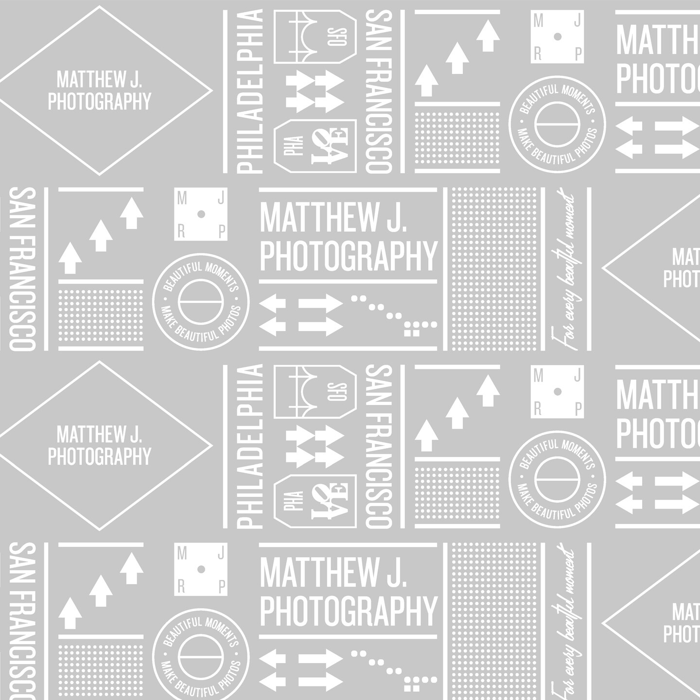 Matthew J. Photography Logo Pattern
