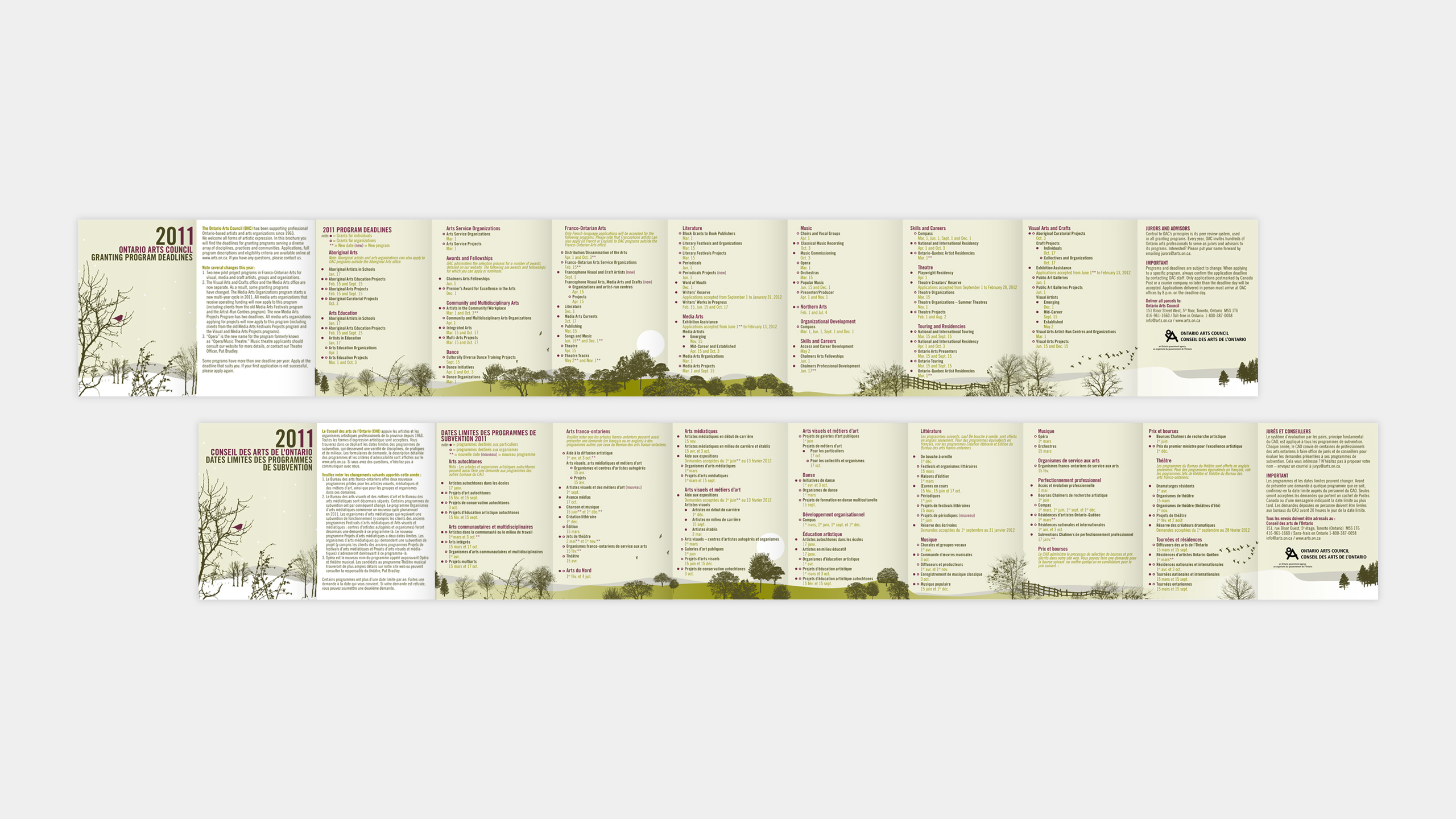OAC 2011 Granting Program Calendar