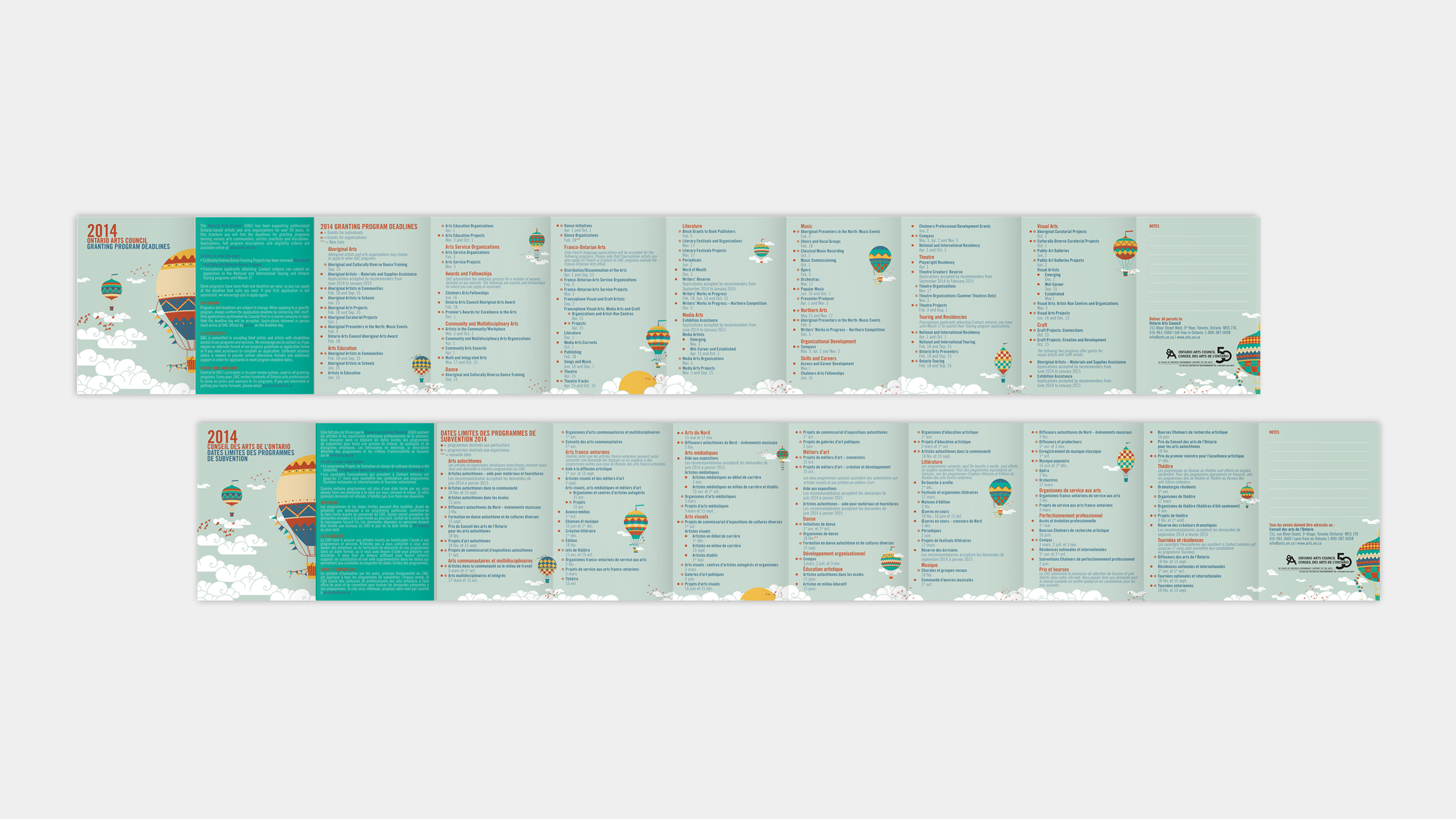 OAC 2014 Granting Program Calendar