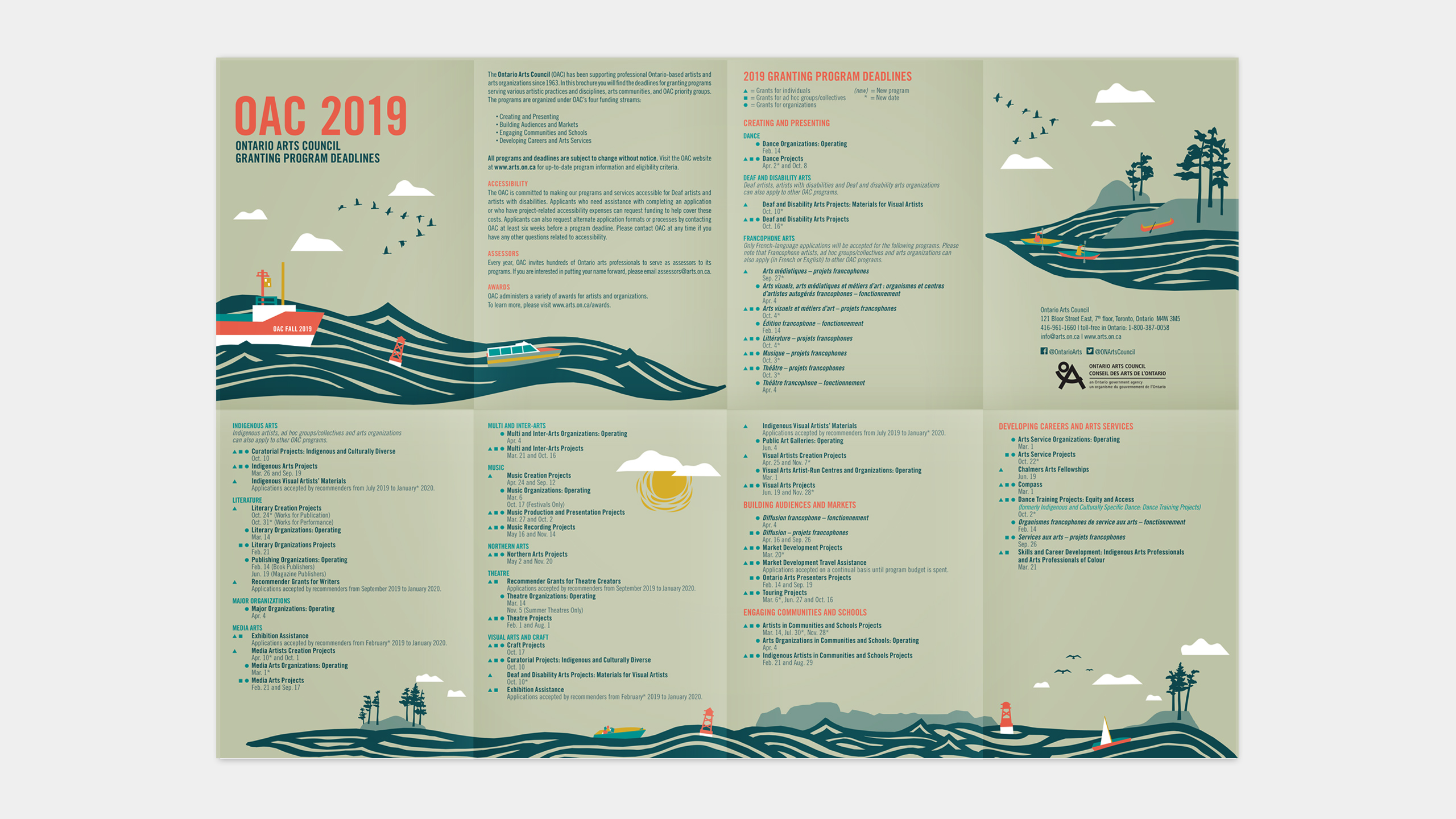 OAC 2019 Granting Program Calendar English