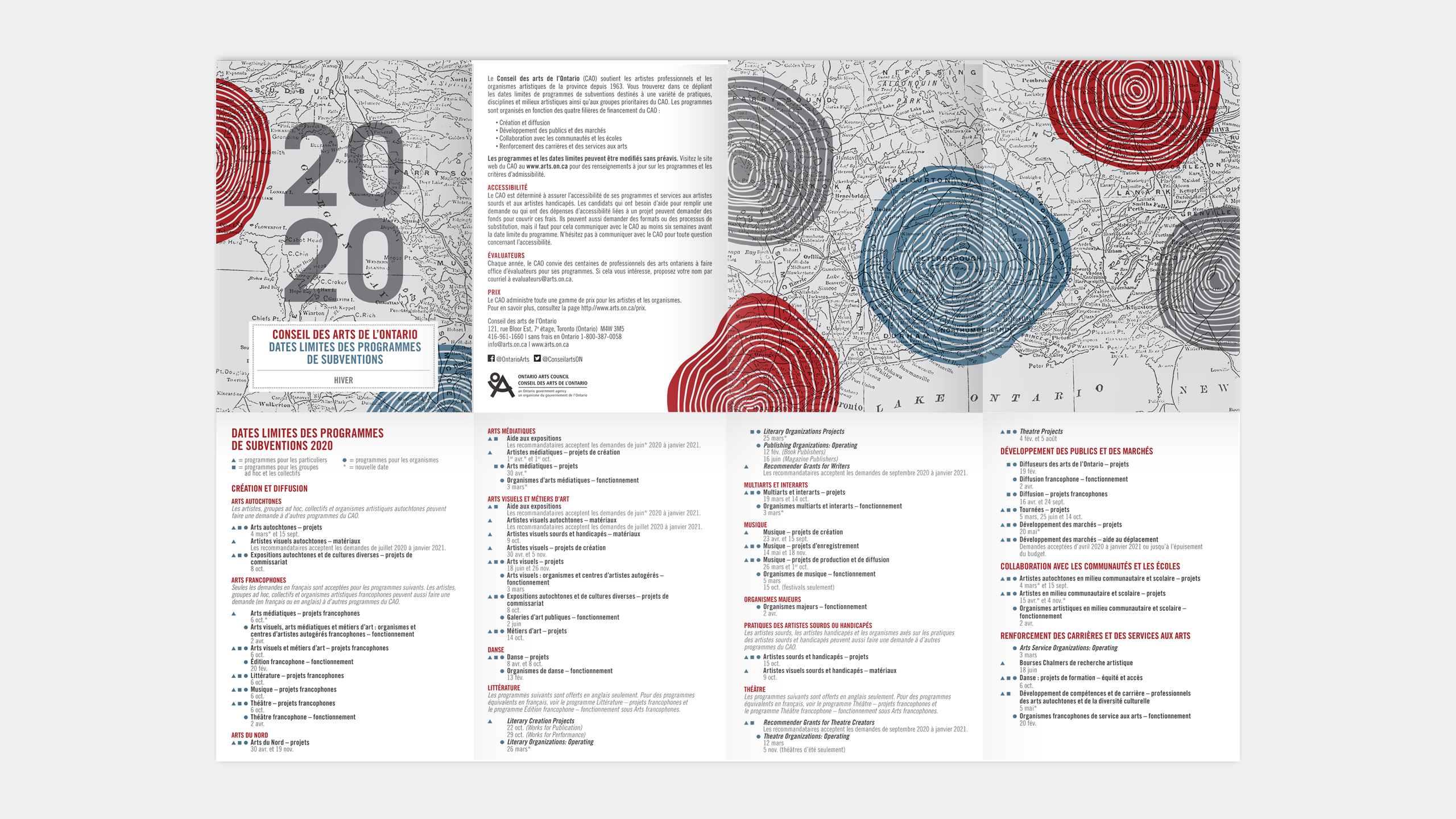 OAC 2020 Granting Program Calendar French