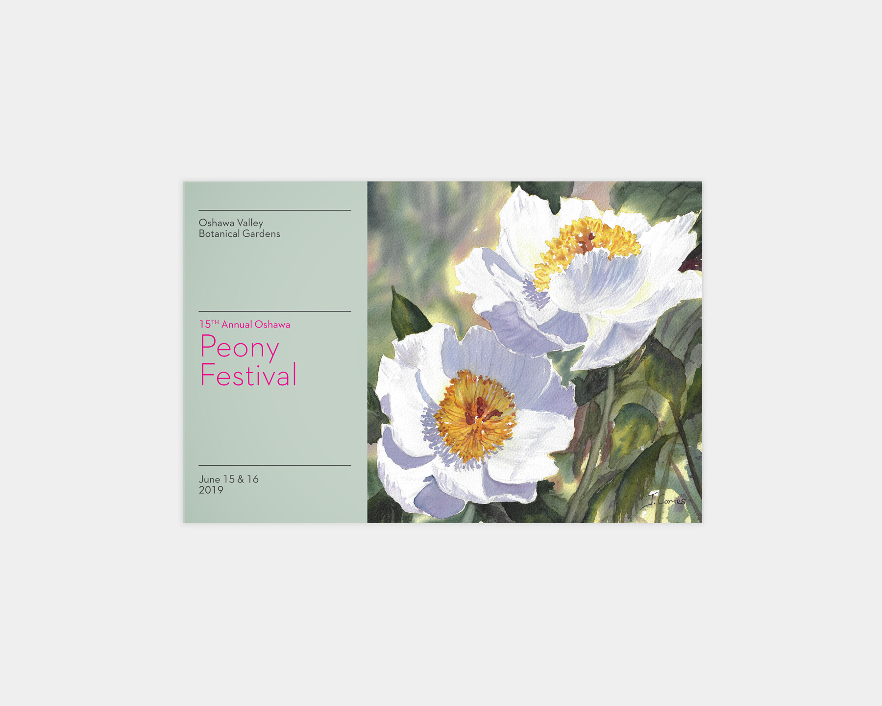 Oshawa Peony Festival Program Cover